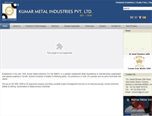 Tablet Screenshot of kumarmetal.com